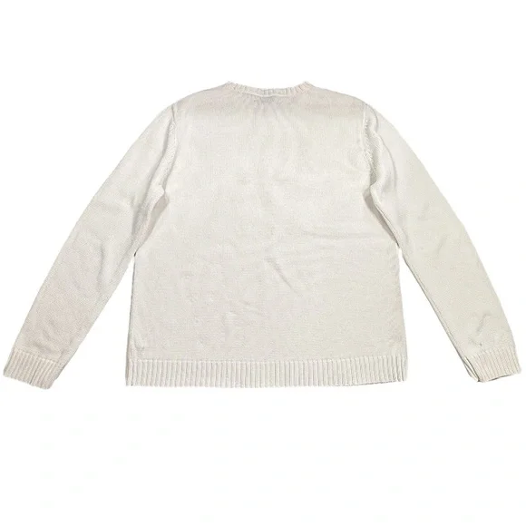 RALPH LAUREN | VTG Seashell Crew Neck Pullover Sweater Fisherman Core Nautical - Picture 6 of 13